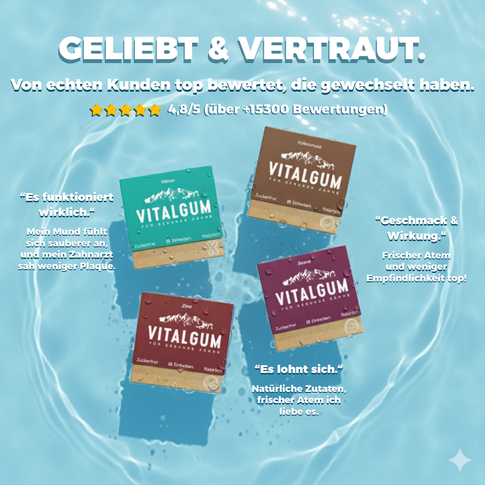 Remineralisierendes Kaugummi